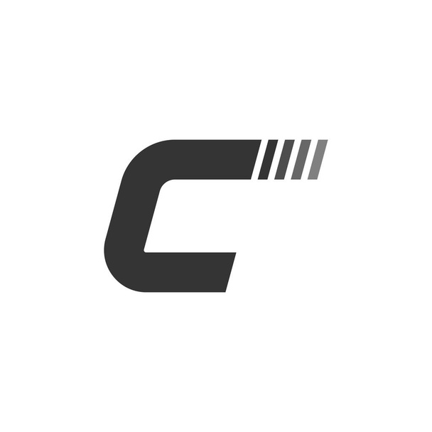 Kirje C kuvake logo suunnittelu kuva - Vektori, kuva
