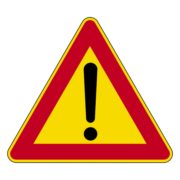 Verkehrszeichen gesetzt - Vektor, Bild