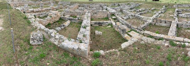 Egnazia was an ancient city of the Messapii as Egnazia Apulia was a medieval bishopric, which remains a Latin Catholic titular see. It is located near the modern Fasano, in Salento, in southern part of Apulia, region in southern Italy. The first sett - Zdjęcie, obraz