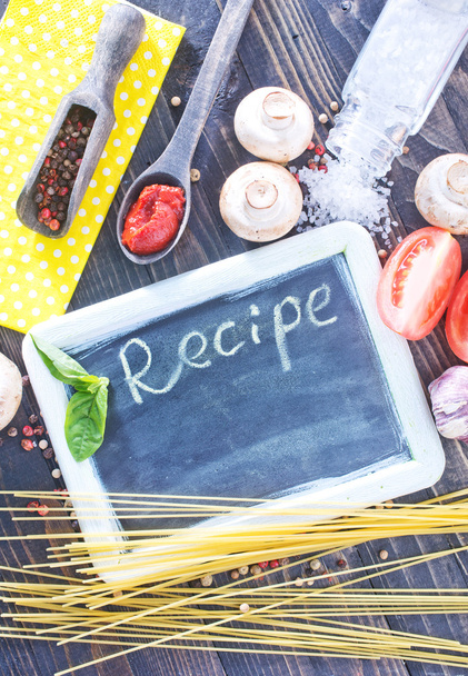 board for recipe - Фото, изображение