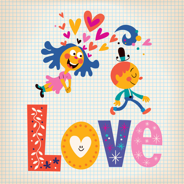 Love card - Vector, Image