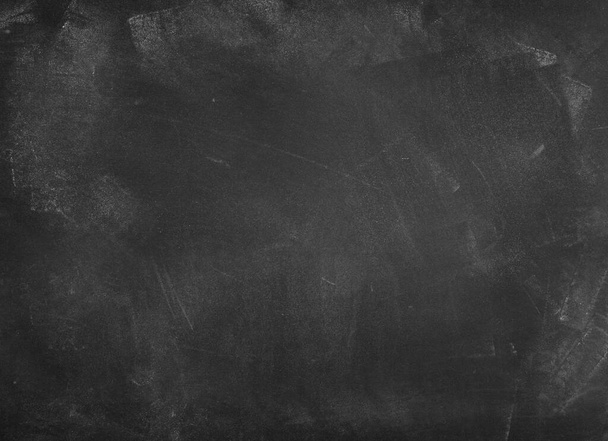 Craie frottée sur fond de tableau noir - Photo, image