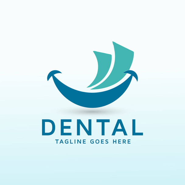 dental and cosmetic procedures logo design - Vektor, Bild