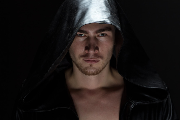 Image of the young man in hood - Photo, Image