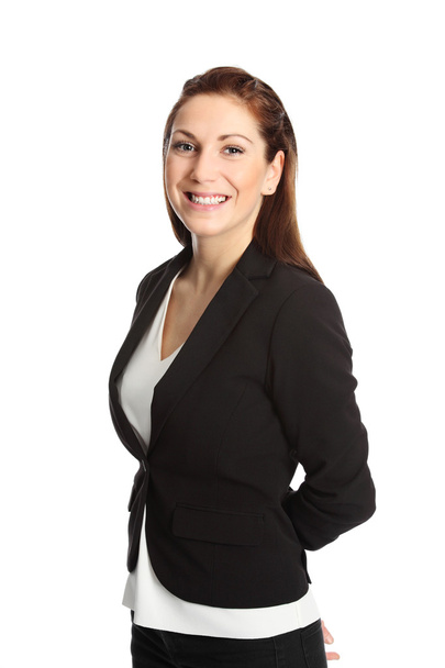 Attractive businesswoman in a suit - Fotó, kép