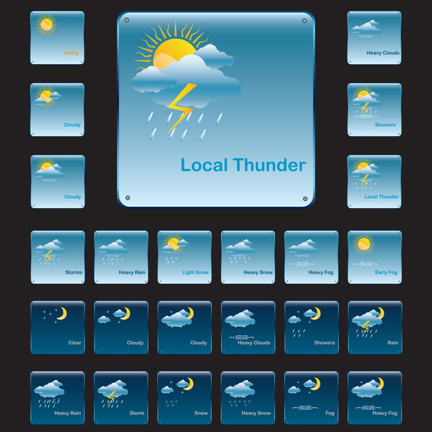 Forecast Banners - Vector, Image