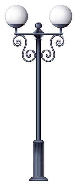 столб лампы
 - Вектор,изображение