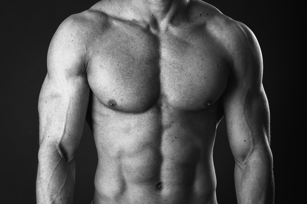 Muscular man bodybuilder - Photo, Image