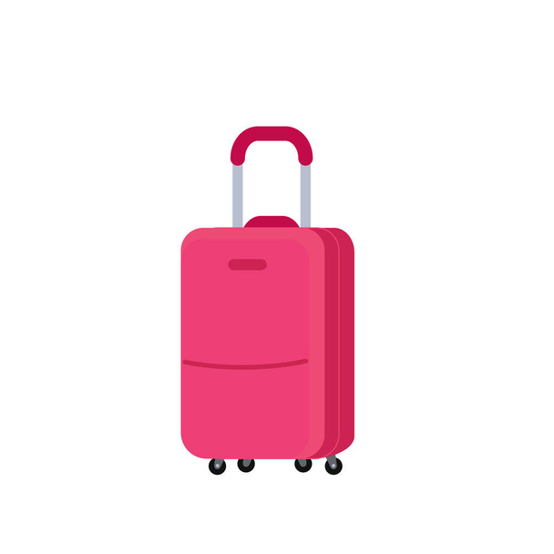 Suitcases or luggage for travel and adventure - Vector, Image