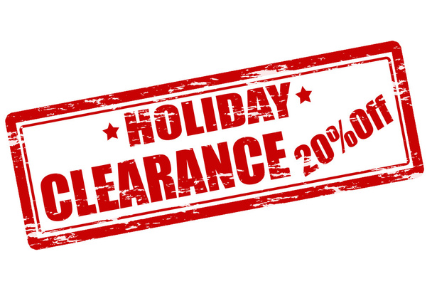 Holiday clearance - Vector, Image