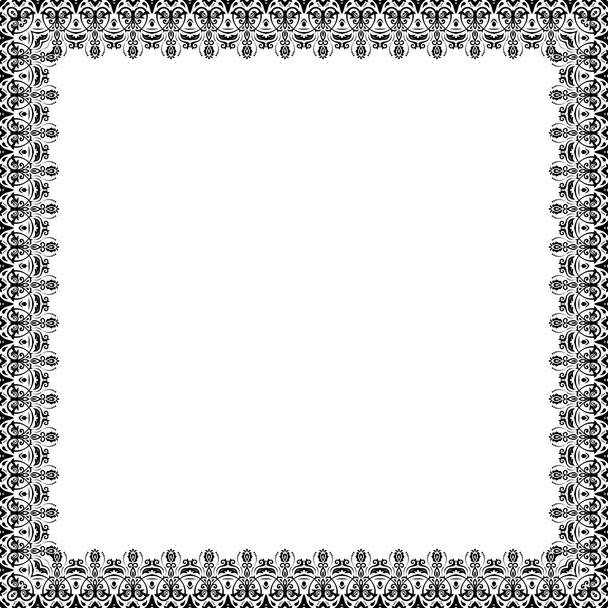 Floral Vector Pattern. Abstract Frame - Vector, Image