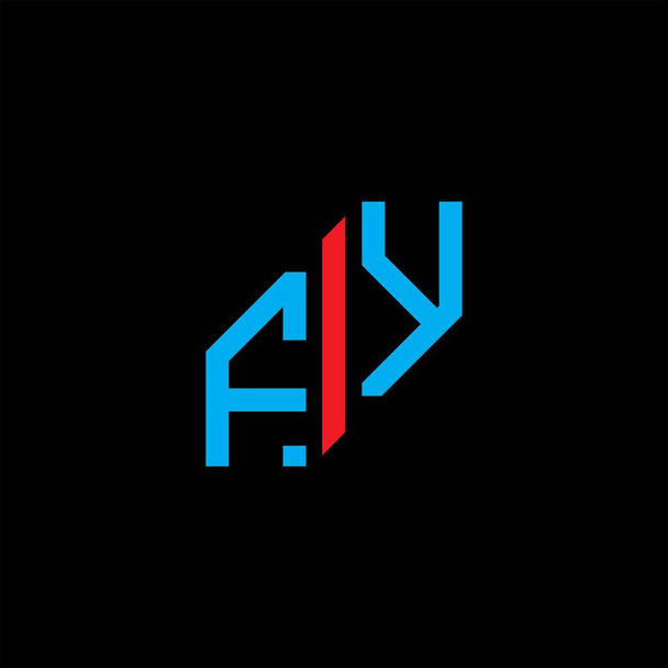 Творческий дизайн логотипа FY с векторной графикой - Вектор,изображение