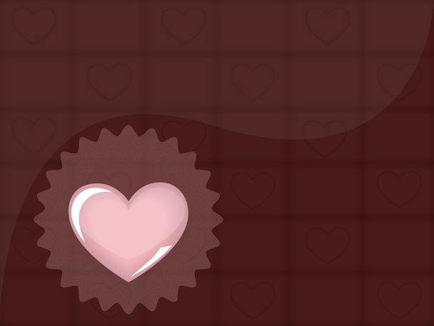 Chocolate background - Vector, imagen