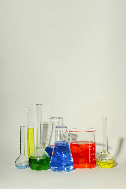 Concept of science and research with laboratory accessories - Fotó, kép