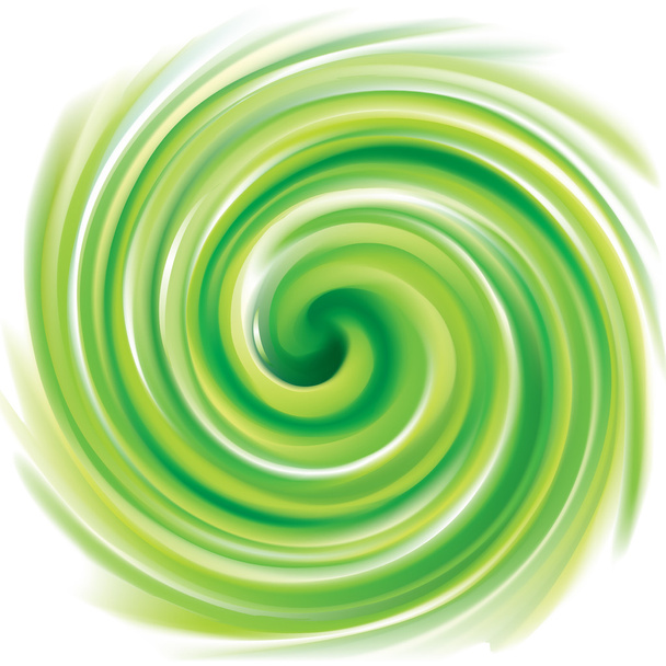 Vector swirling backdrop light green color - Vector, Image