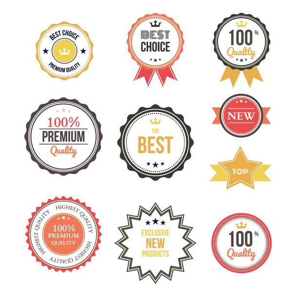 Best choice labels - Vector, Image