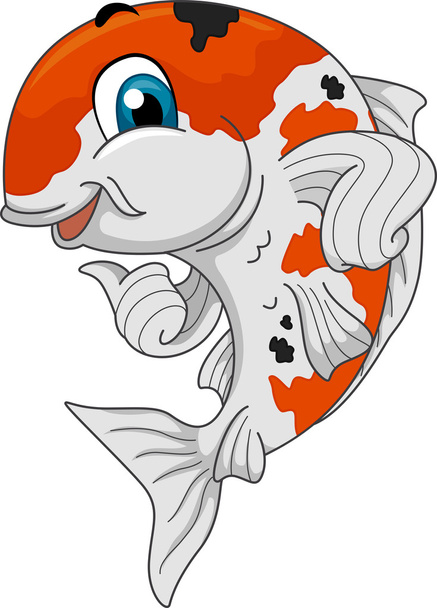 Mascote de carpa Koi
 - Foto, Imagem