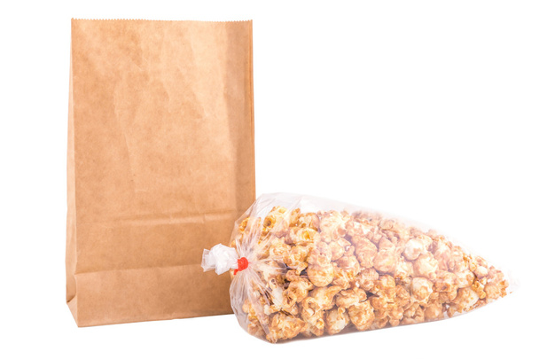Karamell-Popcorn - Foto, Bild