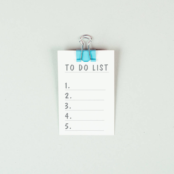 To do list with copy space, reminder checklist, target a goal, business and education concept - Photo, Image