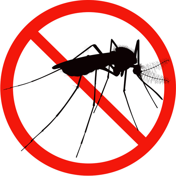 Μαύρη σιλουέτα κίνδυνος έντομο - Διάνυσμα, εικόνα