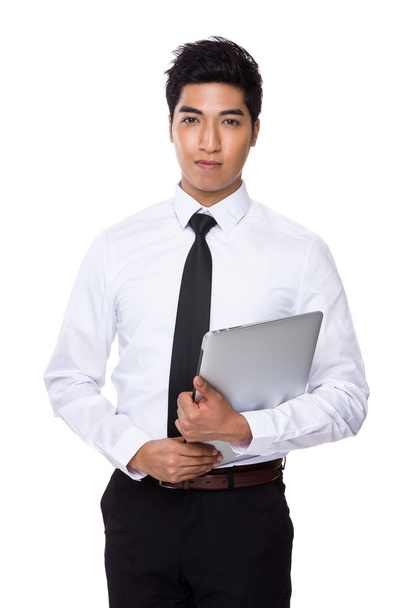 Businessman with laptop - Zdjęcie, obraz