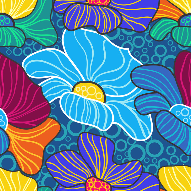 Abstract floral background - Vektor, kép