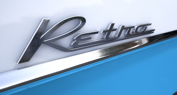 Retro Chrome Car Emblem - Photo, Image