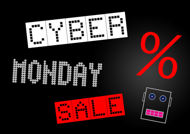 Cyber segunda-feira venda banner
 - Foto, Imagem