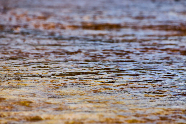 Image of Yellowstone pool runoff creates hundreds of tiny terraces - 写真・画像