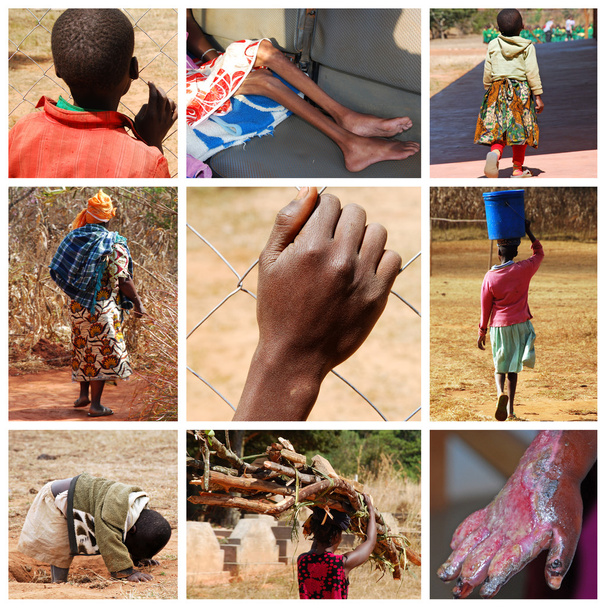 Let's give them a hand - Tanzania - Africa - Photo, Image