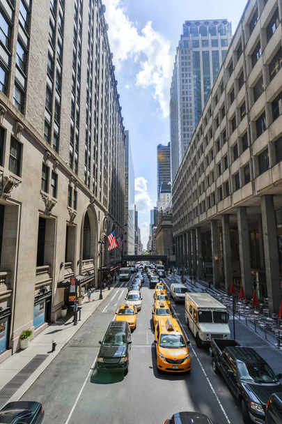 New York Traffic along 42nd Street - Foto, Bild