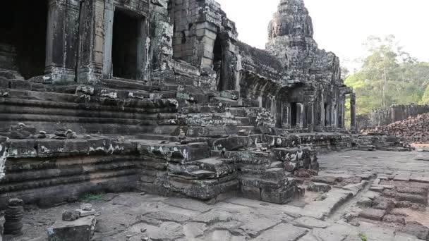 Angkor thom świątyni złożonych - Materiał filmowy, wideo