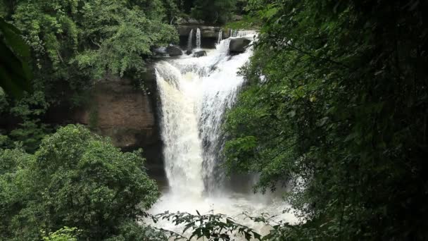 haew su wat Wasserfall, Khao yai Nationalpark, Thailand. - Filmmaterial, Video