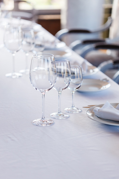 Table setting in restaurant - Photo, Image