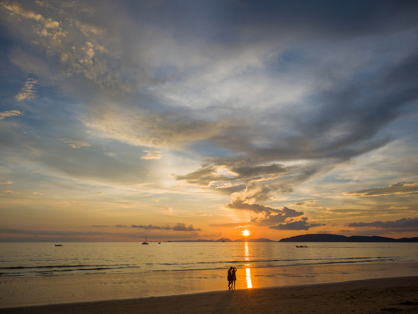 Sunset in Krabi Thailand  - Foto, imagen