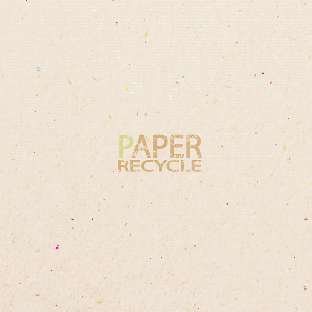 recycled paper craft stick on white background - Vector, Image