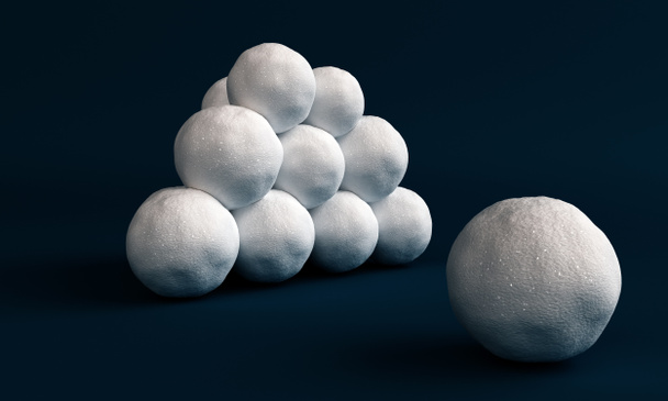 bolas de nieve - Foto, imagen