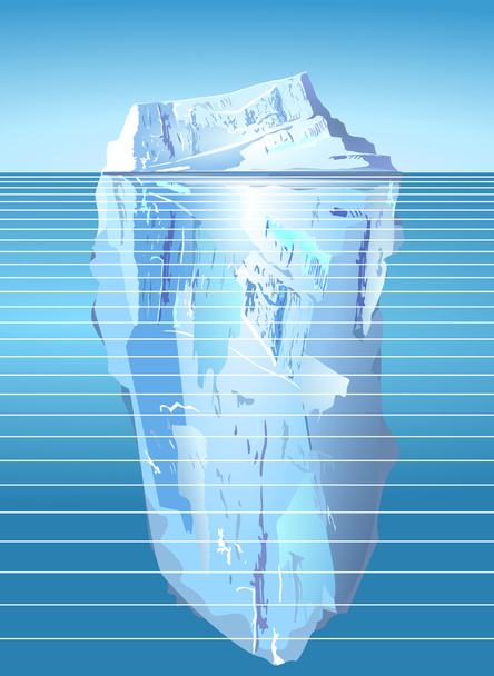 jéghegy - Vektor, kép