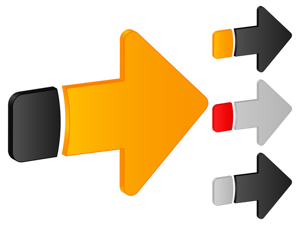arrow right icon - Vector, imagen