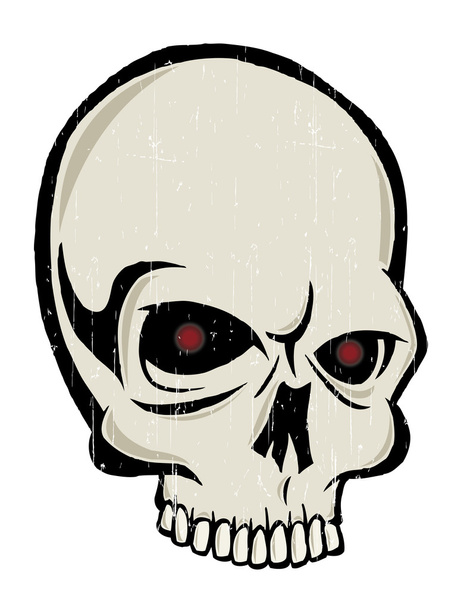Skull, print - Vector, Image