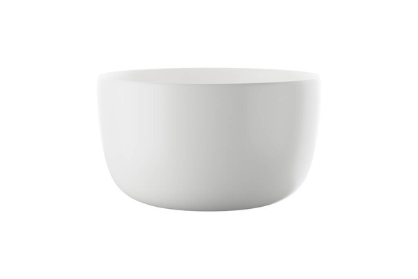 white ceramic cup or mug on white background. 3D rendering - Fotoğraf, Görsel