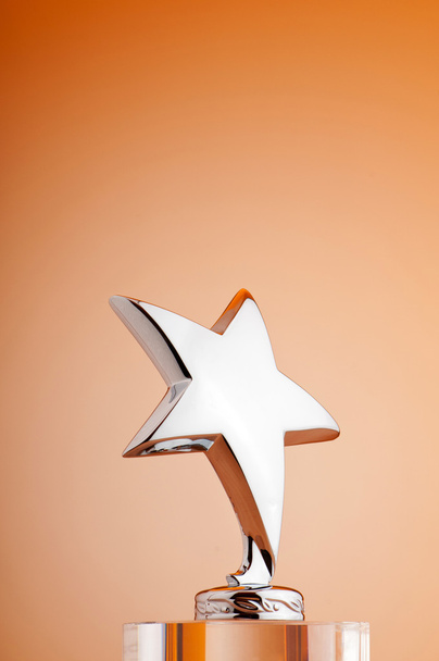 Star award against gradient background - Φωτογραφία, εικόνα
