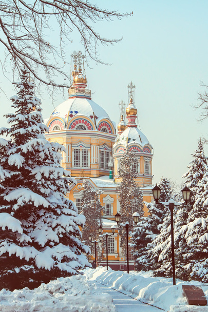 Katedra Zenkov w Ałmaty, Kazachstan - Zdjęcie, obraz