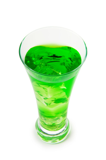 Colourful cocktail in glasses with ice - Foto, afbeelding