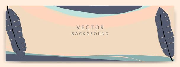 feather vector illustration with feathers, abstract background - ベクター画像