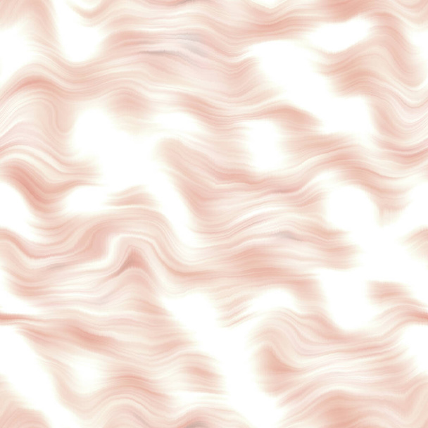 Мягкая волнистая полоска для галстука бесшовная. Розовый белый органический нерегулярный волновой фон. Разноцветная мозаика - Фото, изображение