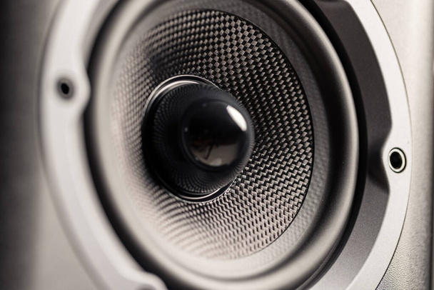 Hifi audio speaker close-up - Foto, afbeelding