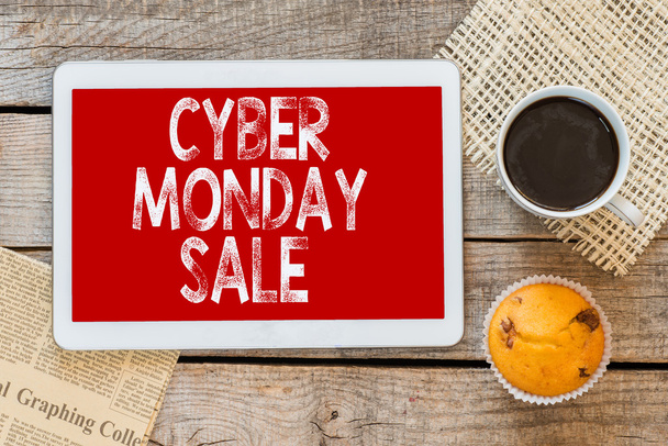 Cyber maandag verkoop - Foto, afbeelding