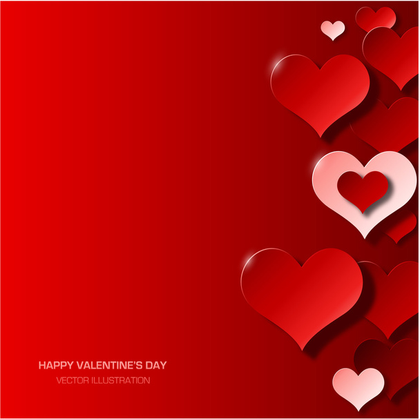 Modern valentines day background - Vector, afbeelding