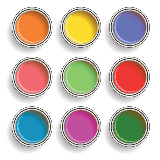 Pintura puede paleta de colores
 - Vector, Imagen